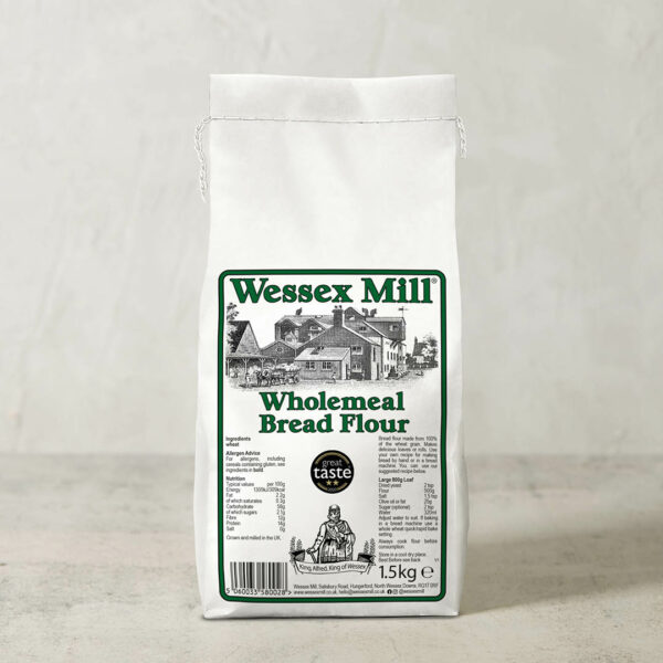 Wholemeal bread flour from Wessex Mill