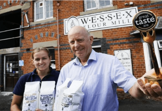Previous Wessex Mill Owner Paul and his daughter Emily