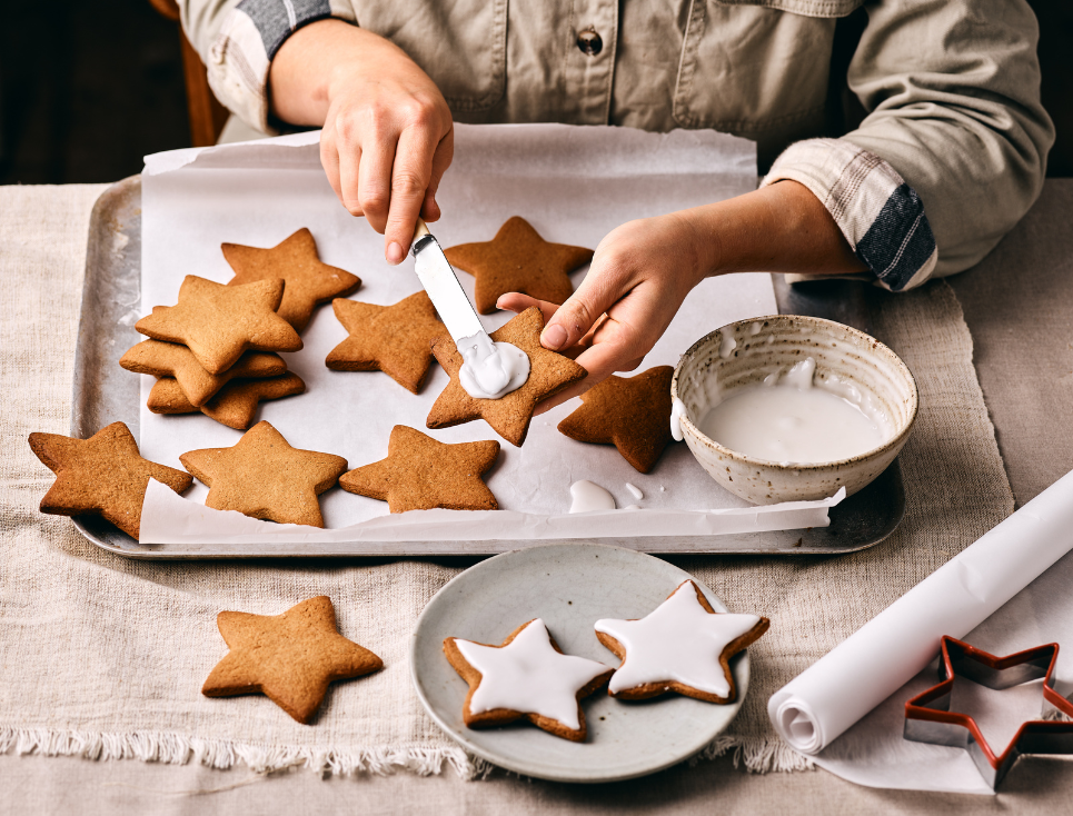 Gingerbread Star Biscuits