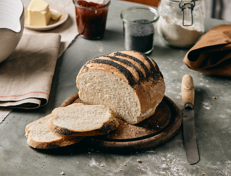 White Bloomer Bread Loaf
